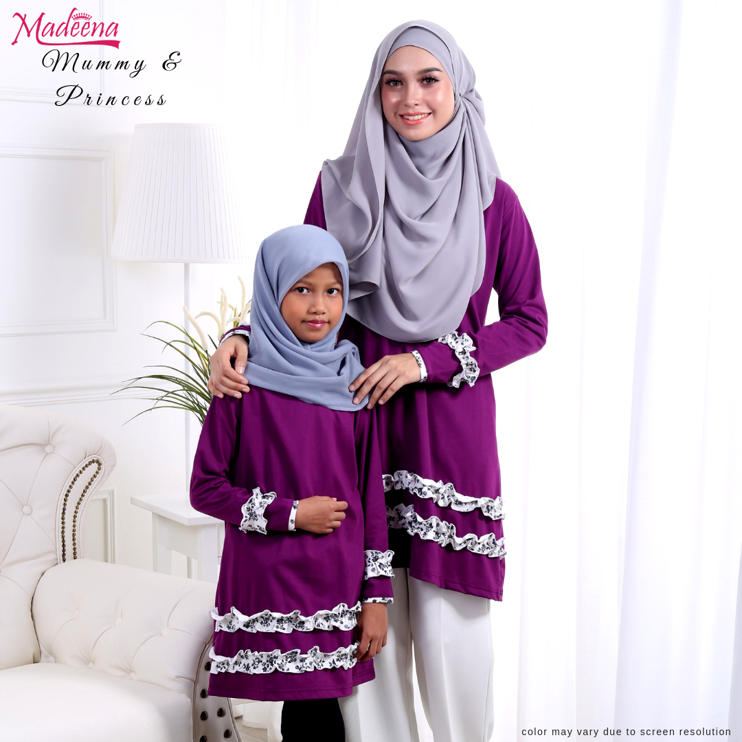  Baju  Muslimah  MED0089 Royal Purple